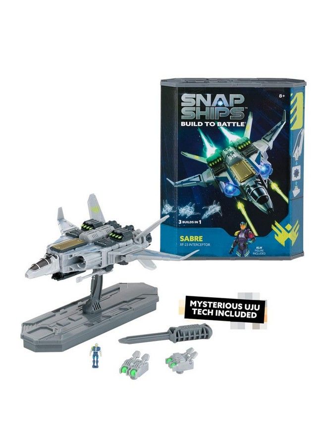 PlayMonster Snap Ships Sabre Xf23 Interceptor Construction Toy For Custom Building And Battle Play Ages 8+ - Image 2