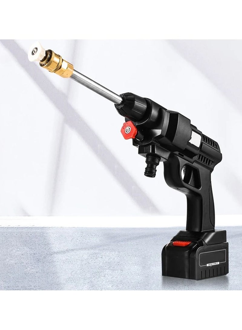 DubaiGallery 48V Cordless Portable Washer Electric High Pressure Cleaner Machine 200W 30Bar Lithium Handheld Car Cleaning Device With Foam Generator Nozzle Water Pump - Image 2