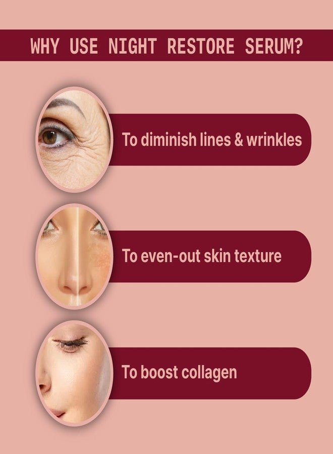 نينغن سيروم نينجن الليلي المُرمِّم | يُعزز الكولاجين لإشراقة شبابية | سيروم متطور للوجه مضاد للشيخوخة يحتوي على 0.3% ريتينول وإنزيم Q10 المساعد | يُقلل الخطوط الدقيقة والتجاعيد | مناسب للنساء والرجال - 30 مل - Image 4