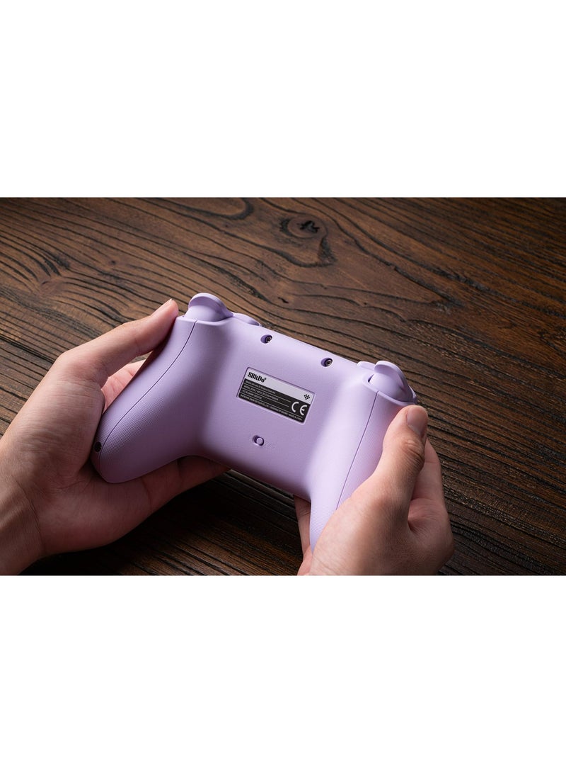 8BitDo Ultimate 2C Wireless Controller for Windows PC and Android, with 1000 Hz Polling Rate, Hall Effect Joysticks and Triggers, and Remappable L4/R4 Bumpers (Purple) - Image 4