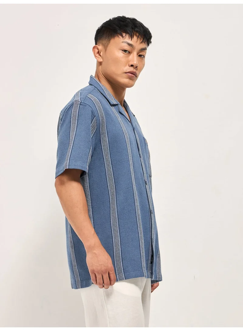 THE BEAR HOUSE  Men’s Classic Short Sleeve Casual Shirt – Lightweight, Breathable, and Designed for a Smart Yet Easygoing Look All Day Long for Men | Best Price UAE