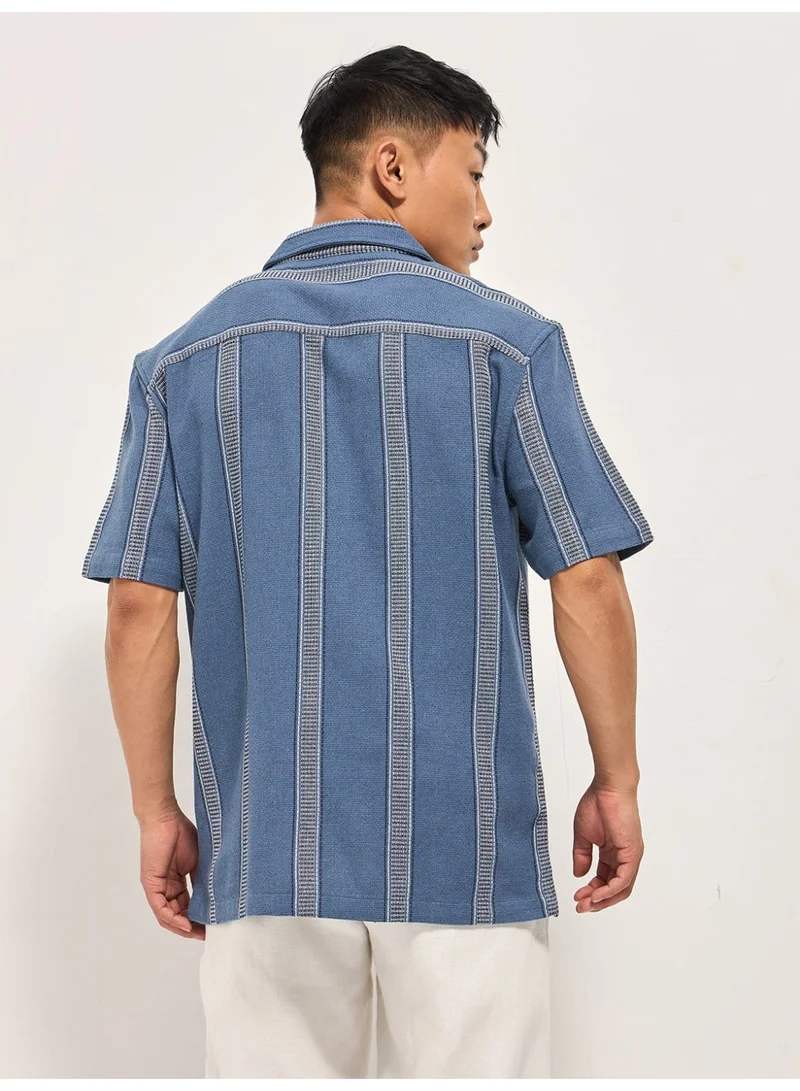 THE BEAR HOUSE  Men’s Classic Short Sleeve Casual Shirt – Lightweight, Breathable, and Designed for a Smart Yet Easygoing Look All Day Long for Men | Best Price UAE