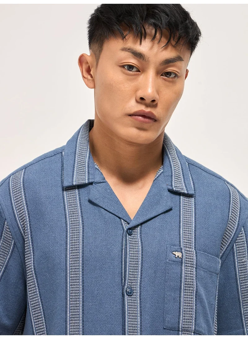THE BEAR HOUSE  Men’s Classic Short Sleeve Casual Shirt – Lightweight, Breathable, and Designed for a Smart Yet Easygoing Look All Day Long for Men | Best Price UAE
