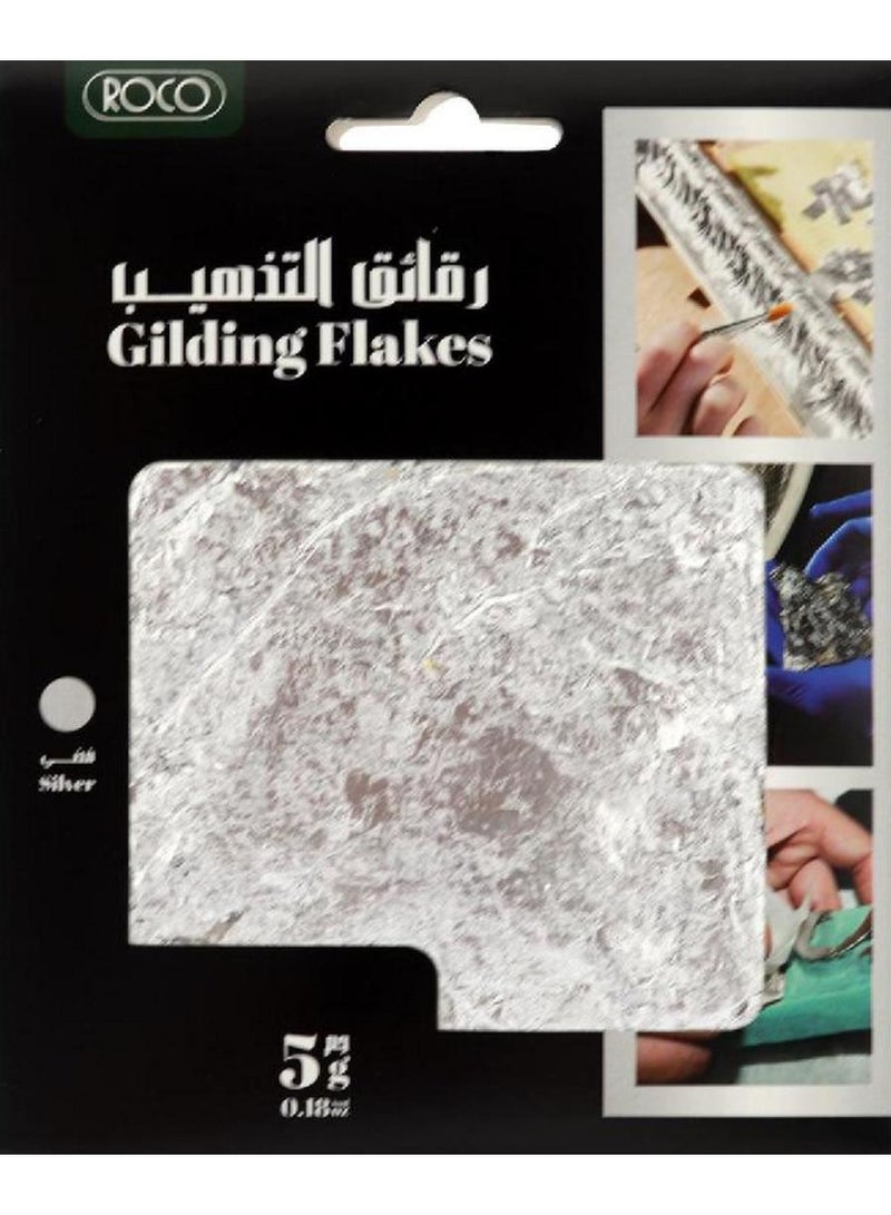 ROCO Gilding Flakes Thin Flakes Silver 5 G - Image 1