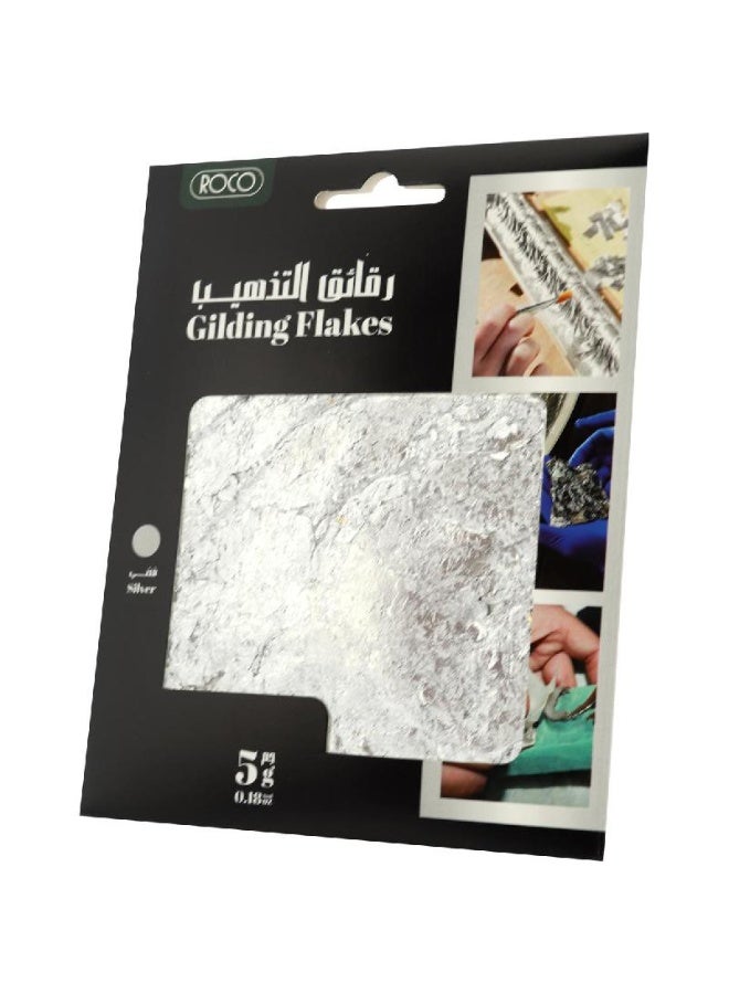 ROCO Gilding Flakes Thin Flakes Silver 5 G - Image 2