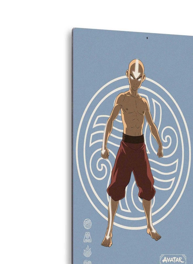 Open Road Brands Avatar The Last Airbender Aang Metal Wall Art - Fun Aang Wall Decor for Bedroom or Movie Room - Image 4