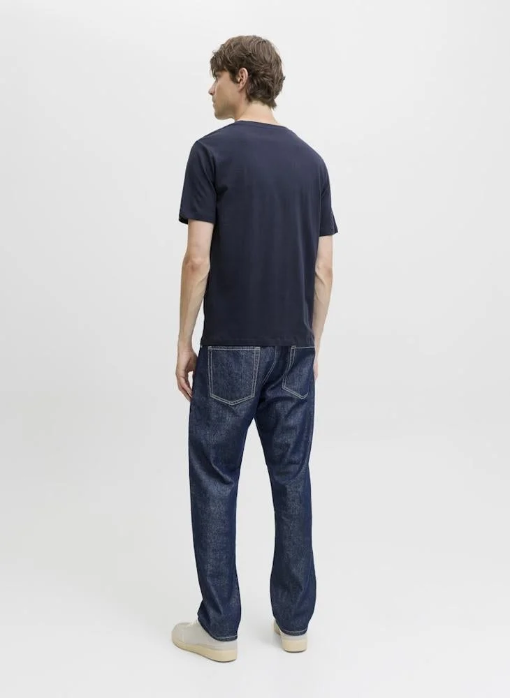 JJ Rebel Rebel Regular Fit Crew Neck T-Shirt