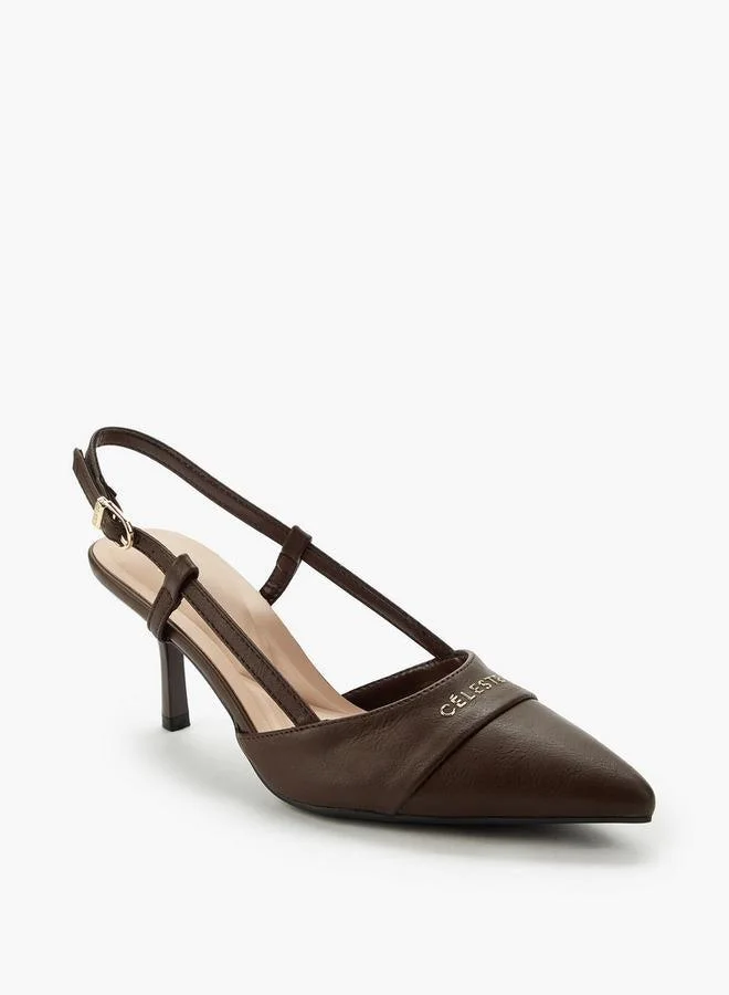 سيليست حذاء نسائي بكعب خنجر مدبب