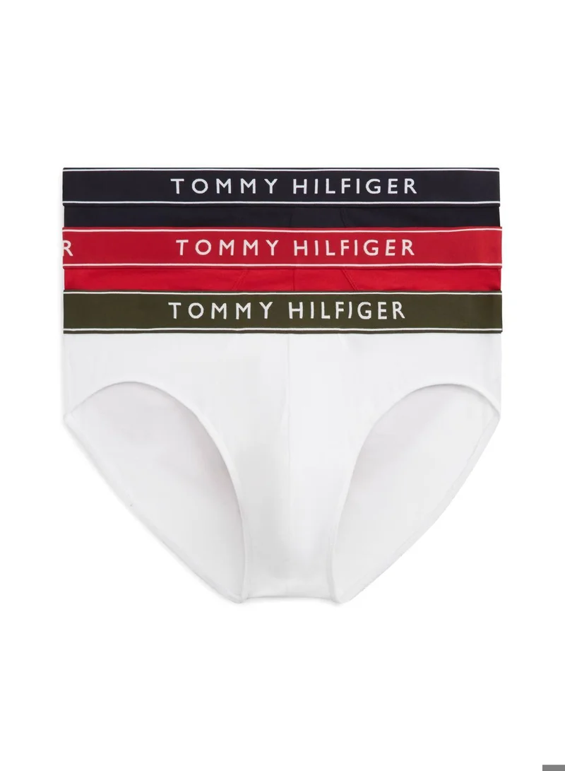 TOMMY HILFIGER 3 Pack Cotton Stretch Briefs