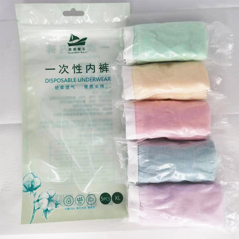 Generic Disposable Cotton Panties for Maternity Color ladies polyester cotton (5) 
