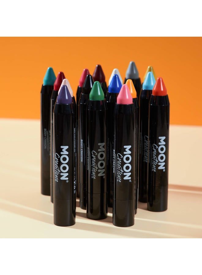 Moon Creations عصا طلاء الوجه / قلم الجسم للمكياج للوجه والجسم من مون كرييشنز - 0.12 أونصة - للبشرة الفاتحة - Image 5