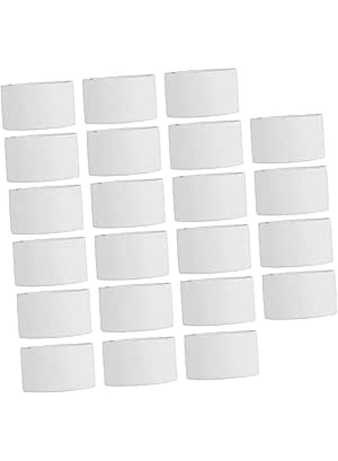 White Textured Cardboard Tubes 25pcs For DIY Art Projects Craft Painting - Image 1