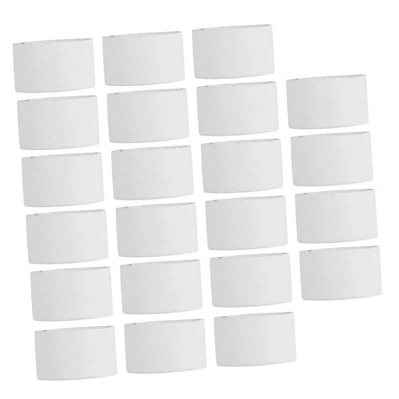 White Textured Cardboard Tubes 25pcs For DIY Art Projects Craft Painting - Image 2