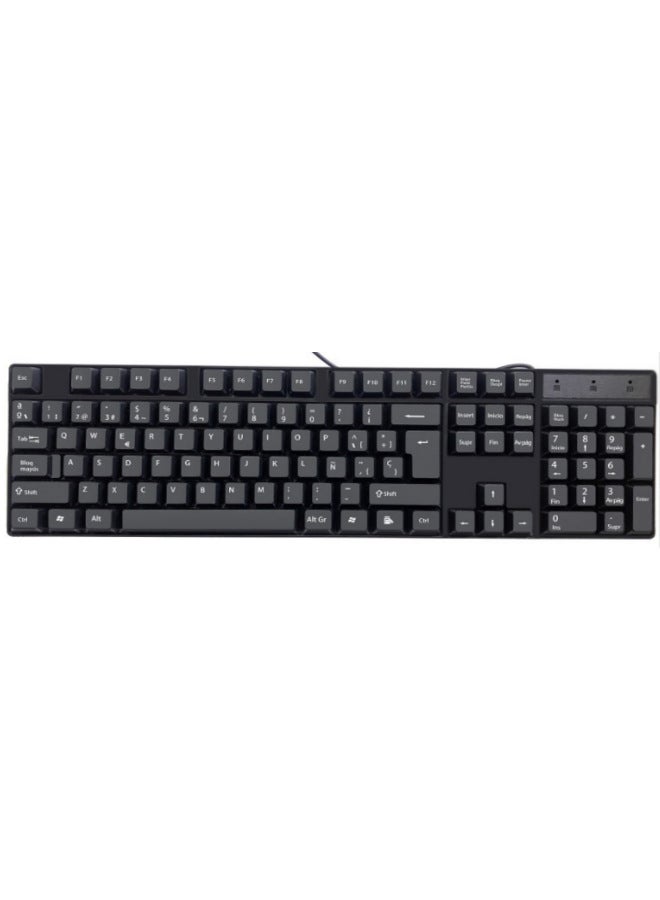 K1800 English French Arabic Spanish Arabic Usb Wired Office Computer Keyboard