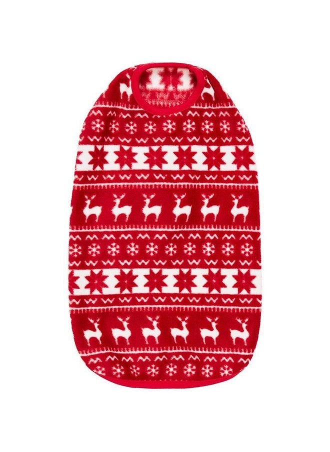 Blueberry Pet Dog Fleece Sweater - Soft & Lightweight Ugly Christmas Sweater for Small Dogs, Award Winning Brand, 14" Back, Christmas Dog Sweater, Dog Christmas Sweater, Reindeer & Snowflake - pzsku/Z4E93FA30FD4E137631EEZ/45/_/1737031761/0dca1527-e51a-4961-8e3b-3df1c8806e50