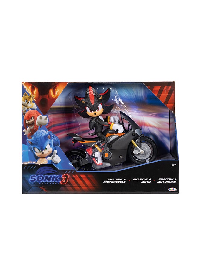 SONIC تمثال فيلم سونيك 3 + دراجة نارية 5 - Image 1