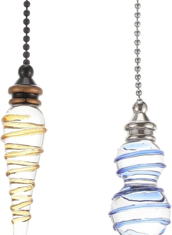 كريستال سقف مروحة سلسلة سحب زخرفة أوروبي نمط تعليق قلادة مصباح - Image 2