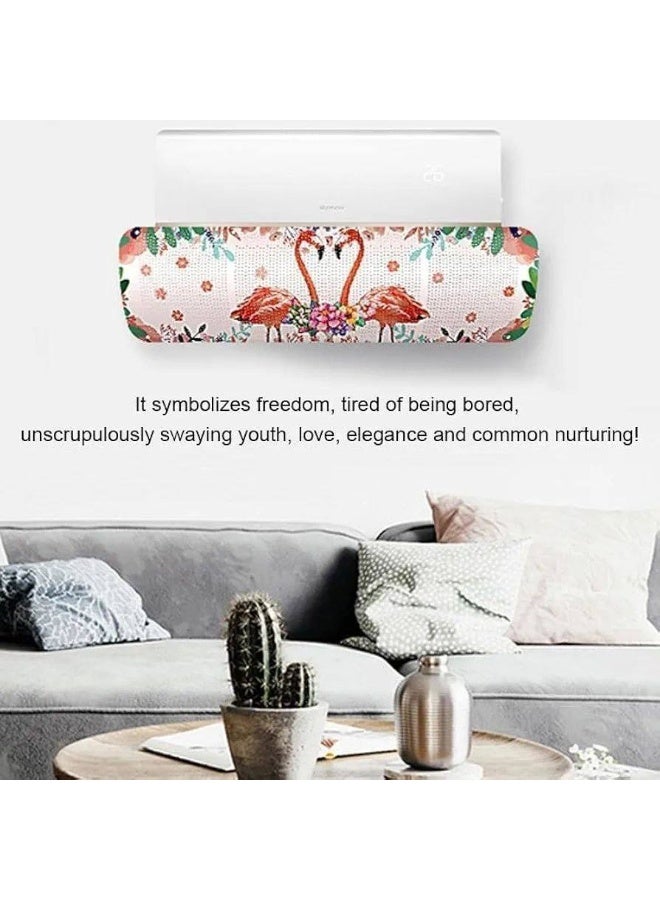 موزع هواء للتكييف لتوجيه الهواء البارد والساخن، مضاد للنفخ ومناسب للمنزل والمكتب وغرف النوم، سهل التركيب بدون أدوات - Image 2