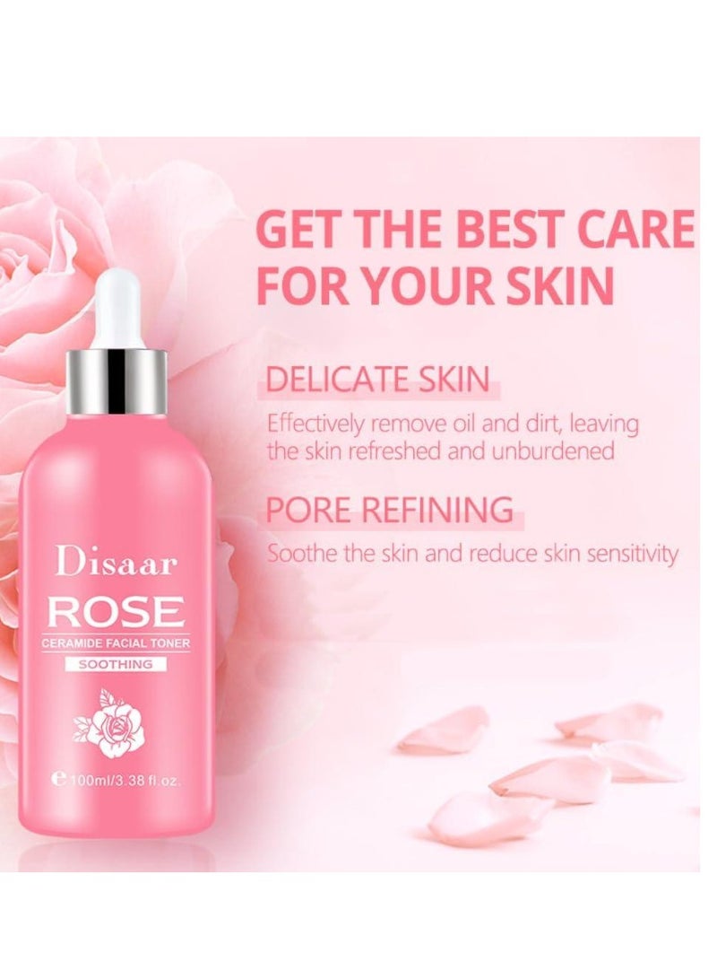 ديسار تونر الوجه روز سيراميد مرطب مهدئ للإصلاح للبشرة الحساسة بحجم 100 مل