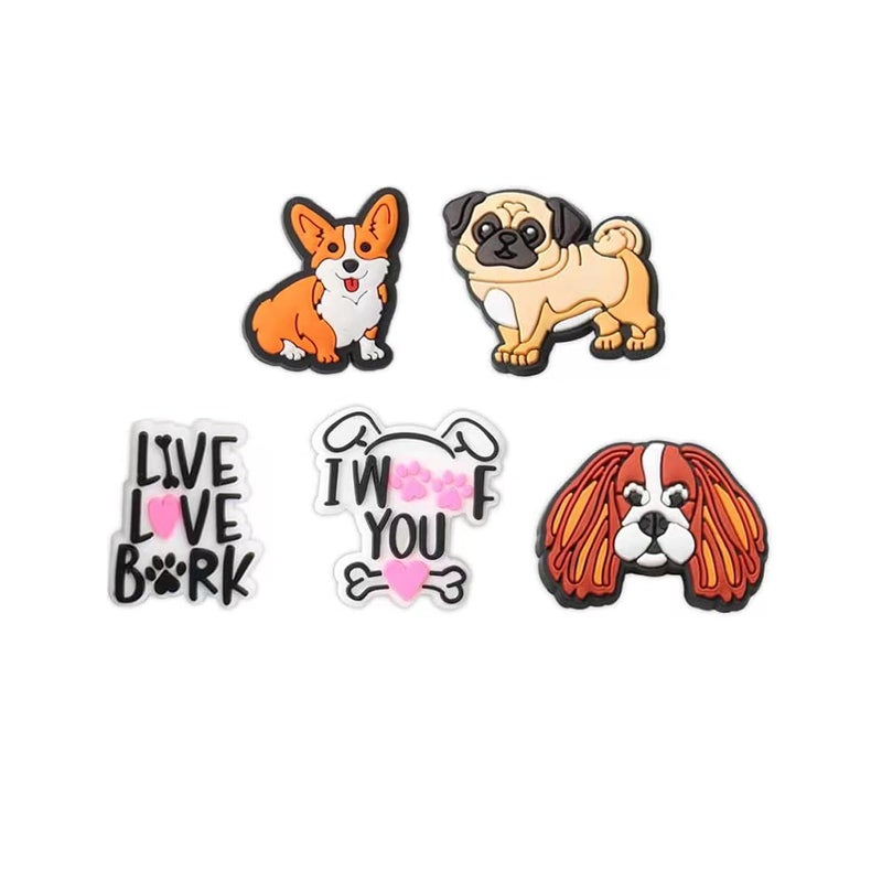 BOWNDY Animal Dog Pet Shoe Charms for Clog Shoe Decoration,Dog Animal Charm for Boys Kids Teens Man Gifts - Image 3