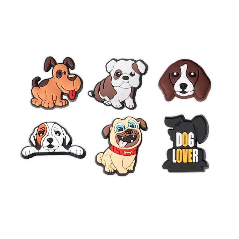 BOWNDY Animal Dog Pet Shoe Charms for Clog Shoe Decoration,Dog Animal Charm for Boys Kids Teens Man Gifts - Image 1