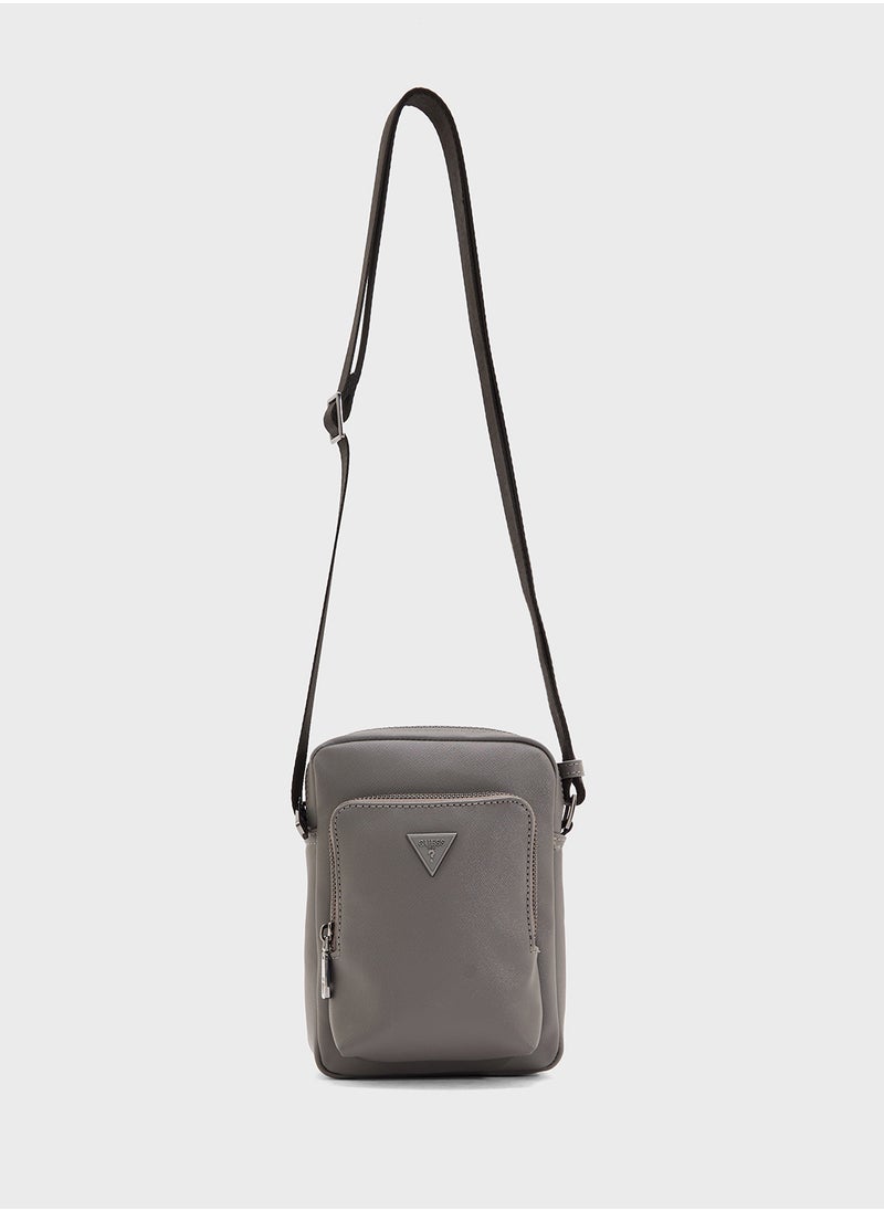 GUESS Milano Xbody W Front Pocket Crossbody  - Image 1