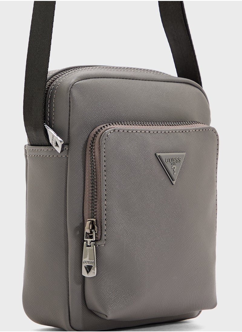 GUESS Milano Xbody W Front Pocket Crossbody  - Image 4