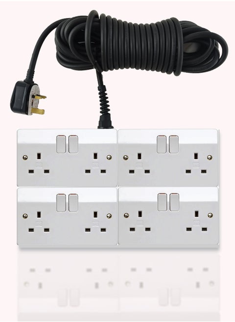 Hassan 4-Outlet Power Combo for Heavy Duty Use