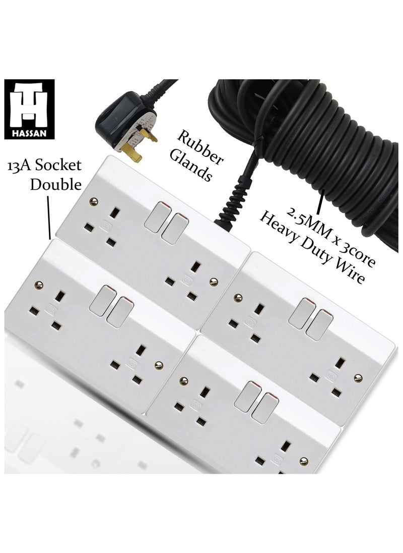 Hassan Hassan 4-Outlet Power Combo for Heavy Duty Use  - Image 2