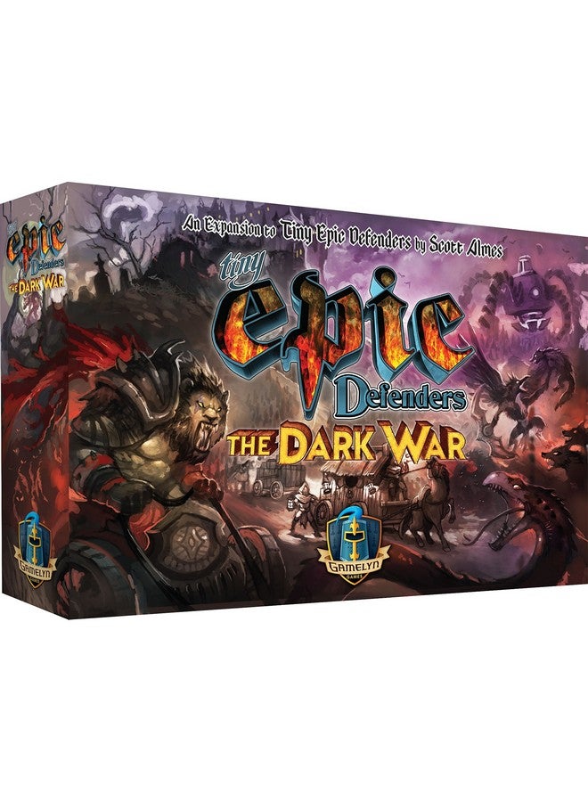 Gamelyn Games Tiny Epic Defenders The Dark War Expansion Multiplayer Strategy Board Game for Family & Friends - Image 1