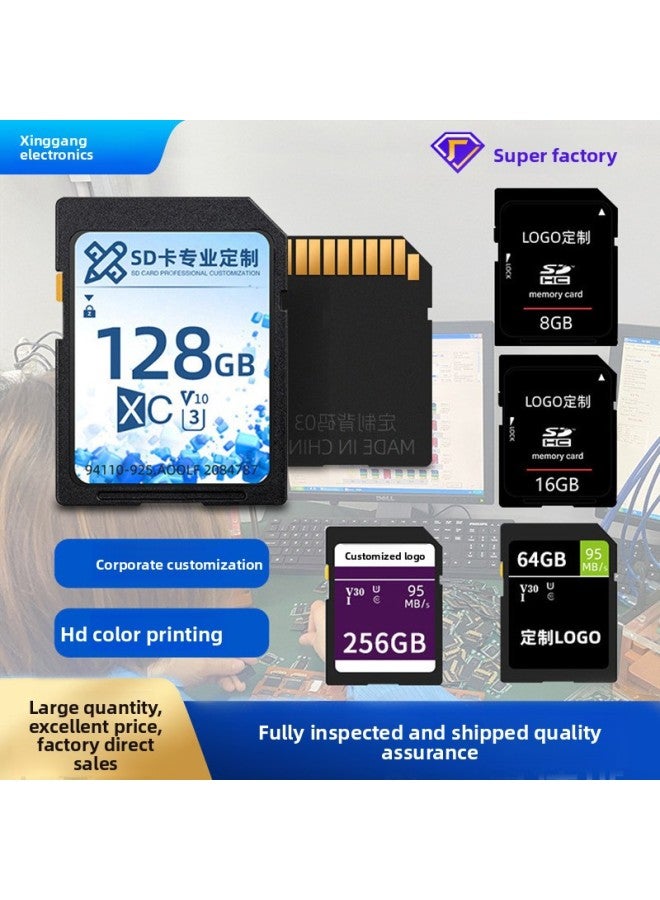 Sd Card Camera Camera Memory Card U3 High-Speed Digital 32g Memory Card 64G128Gsd Surveillance Video Card 