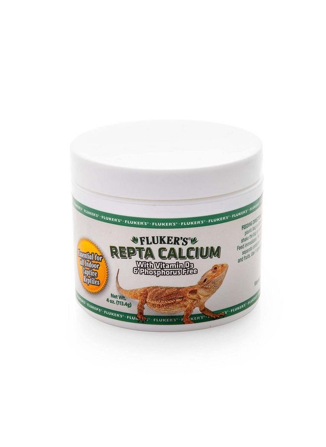 Fluker's Fluker's Calcium Reptile Supplement with added Vitamin D3, 4 oz.  - Image 1