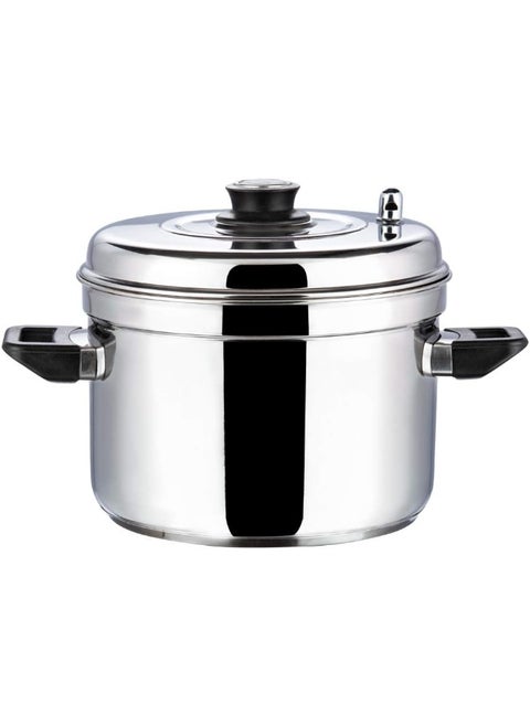 Vinod Stainless Steel Multipurpose Pot Small - 3 Idly / 3 Dhokla Stand, VIC002, Cooker, Idli Maker, Steamer