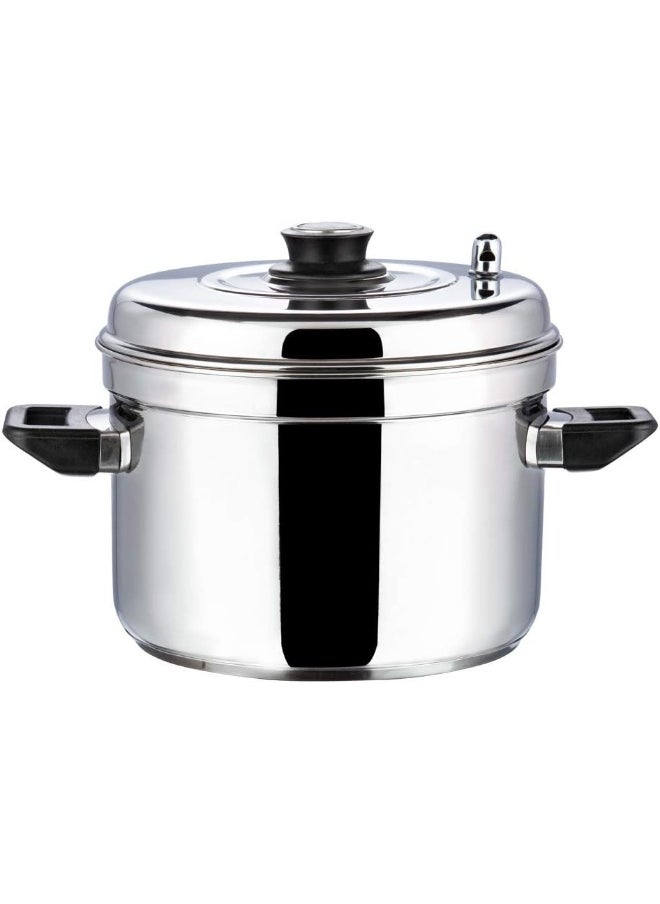 VINOD - Vinod Stainless Steel Multipurpose Pot Small - 3 Idly / 3 Dhokla Stand, VIC002, Cooker, Idli Maker, Steamer - Image 1