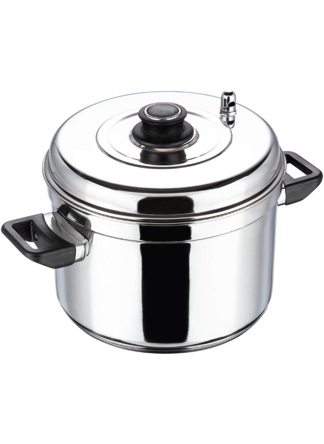 VINOD - Vinod Stainless Steel Multipurpose Pot Small - 3 Idly / 3 Dhokla Stand, VIC002, Cooker, Idli Maker, Steamer - Image 1