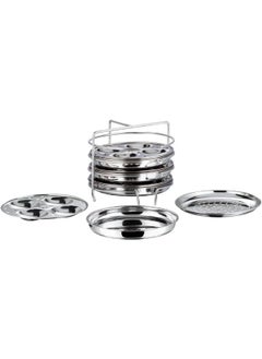 VINOD Vinod Stainless Steel Multipurpose Pot Small - 3 Idly / 3 Dhokla Stand, VIC002, Cooker, Idli Maker, Steamer  - Image 5