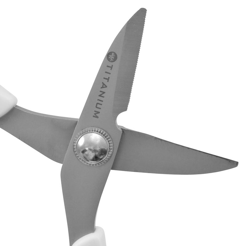 Westcott 5.5" Rag Snips, Crafting, Quilting & Sewing Scissors for Fabric Cutting with Titanium-Bonded Blades - Image 3