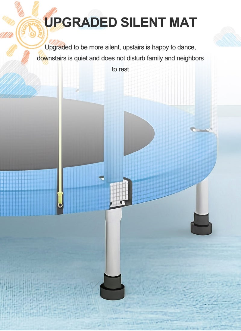 MaBaby Trampoline Equipped With A Safety Net For Children For Outdoor And Indoor Places  - Image 2