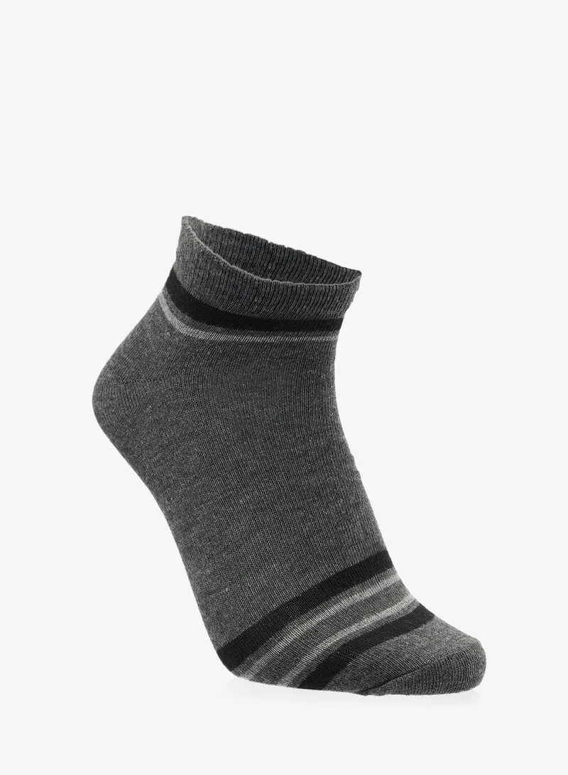 سفنتي فايف بيسيكس Pack Of 3 Ankle Socks