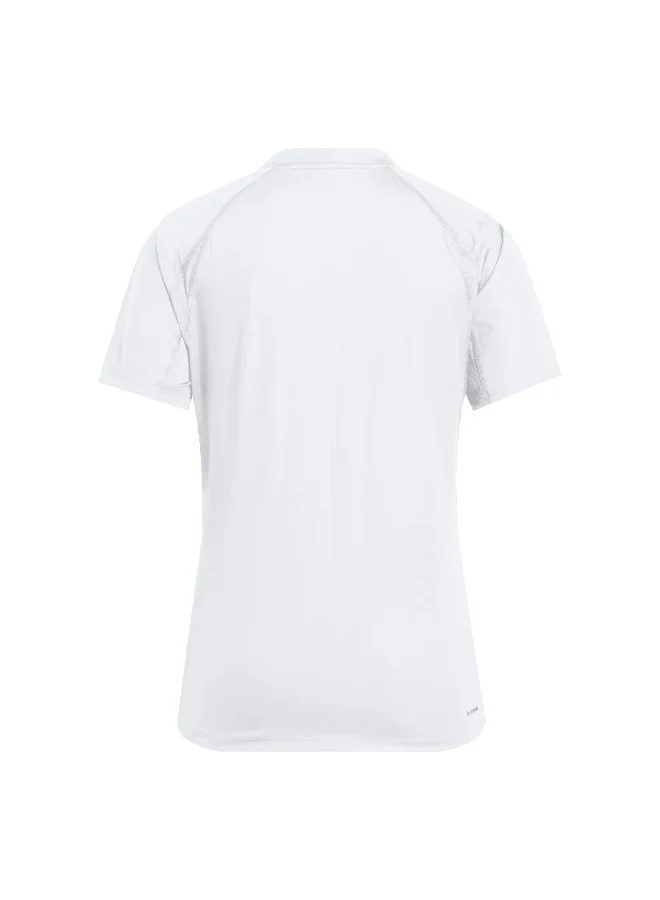 adidas تي شيرت تنس كلوب أبيض نسائي XS