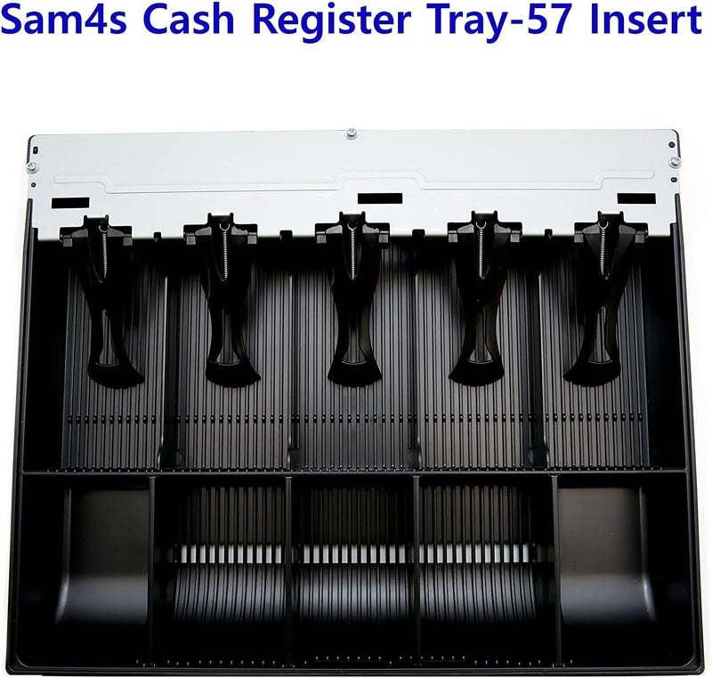 HK SYSTEMS SAM4S Cash Drawer Insert Money Tray 57, 5 Bills and 5 Coins, Compatible with Sam4s ER-5200, ER-5240, ER-5215, ER-380, ER-350, ER-520, ER-530, ER-650, ER-900 Series, SPS-300 Series - Image 2