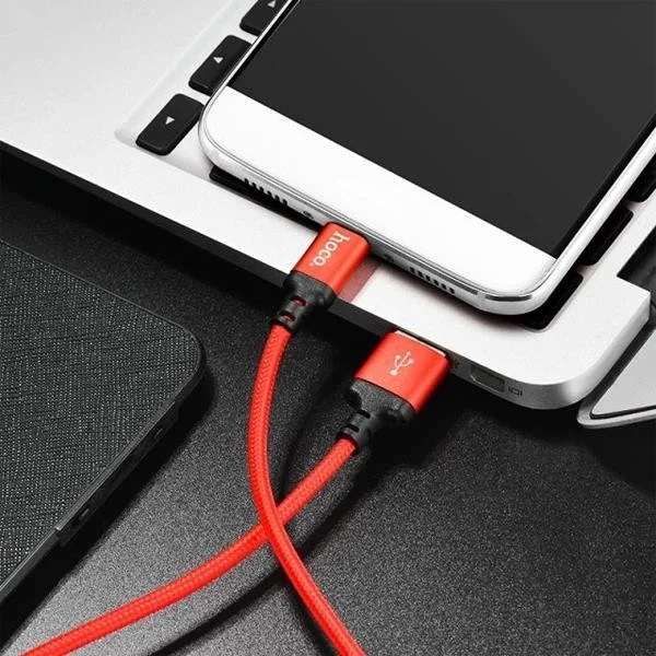بولهاموبيل Polham 2.0A 1 Meter USB To Type C Ultra Fast Charging and Data Cable, Surge Protected, Durable Cable