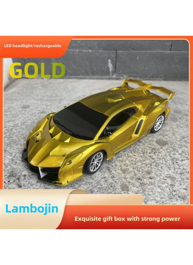 Generic Special For Children Remote Control Car Super Running Luxury Car Super Racing Super Sports Car Four-wheel Drive Toy Car Model-Color:Yellow Green-Proportion:Battery Version With 5 Power Saving  - Image 5