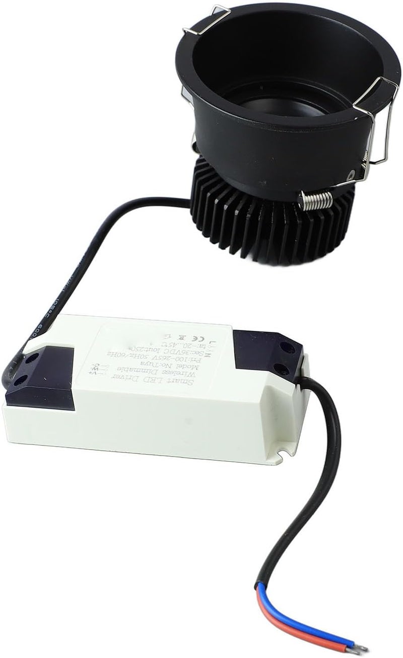 ZJchao 10W Angle LED Recessed with Eye, for Home and Business Lighting Solutions (Black) - Image 3