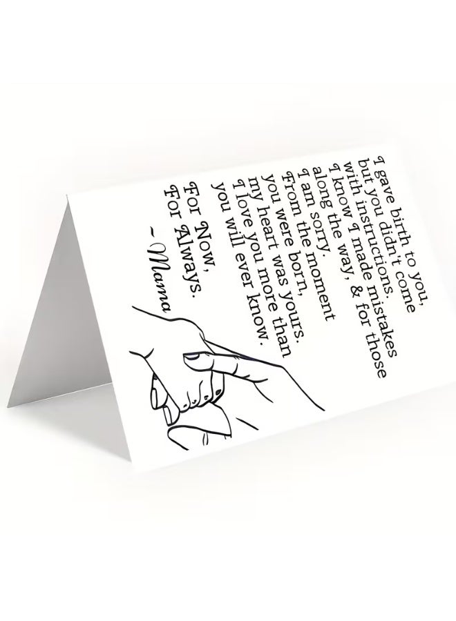 NIBEMINENT Personalized Cartoon Love Card with Envelope, Paper Material, Fantasy Theme, Suitable for Son, Daughter, Mother'S Day, Valentine'S Day, Thank You, Thinking of You - No Electricity Required - Image 4