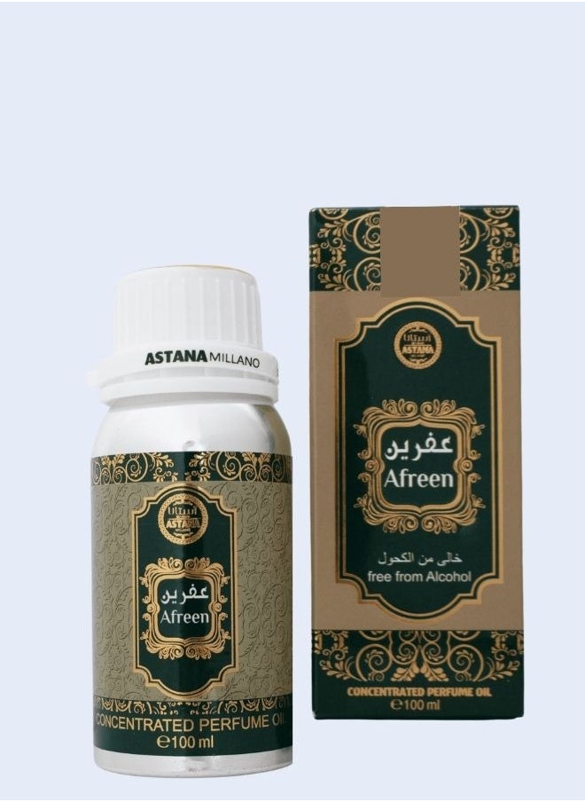 ASTANA MILLANO - AFREEN CONCENTRATED PERFUME OIL FOR MEN AND WOMEN 100 ML - Image 1