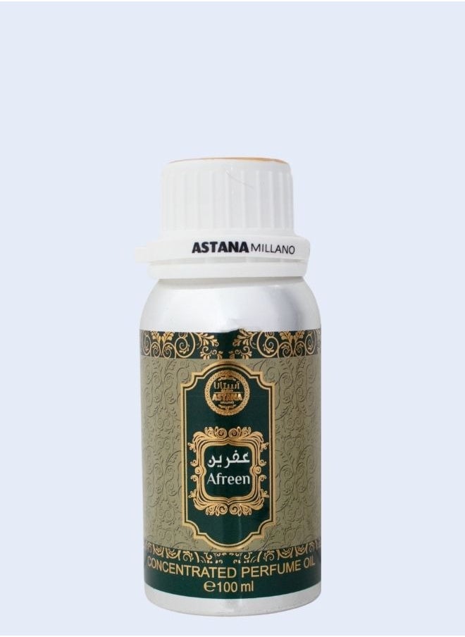ASTANA MILLANO - AFREEN CONCENTRATED PERFUME OIL FOR MEN AND WOMEN 100 ML - Image 1