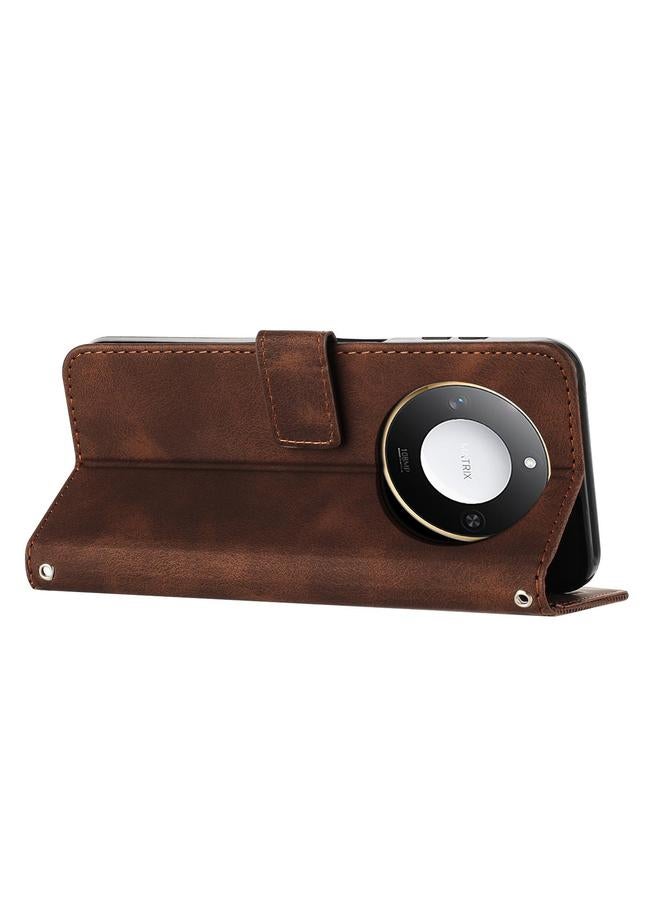 Zaboon Case For Honor X60 / X9c Smart Dream Triangle Leather Phone Case with Lanyard - Image 3