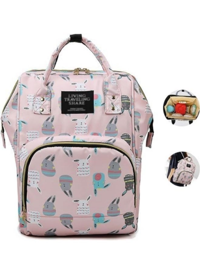 GGEROU - Diaper Bag Backpack,Waterproof Diaper Changing Totes,Multi-Function Travel Portable Bassinet Backpack Mommy Bag - Image 1