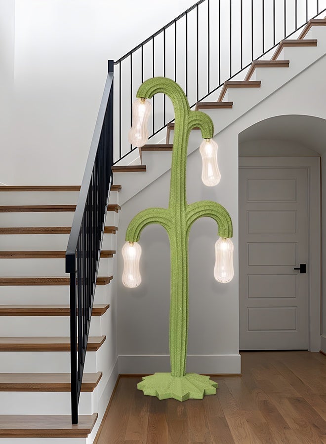 Floor Lamp Annual Fashion Mega Sale: Cactus Floor Lamp - Desert Style Artistic Home Decor, Soft Lighting FRP Cactus Lamp, 4 Lamps E27 Suitable for Bedrooms/Living Rooms (Saudi Families) - Image 4
